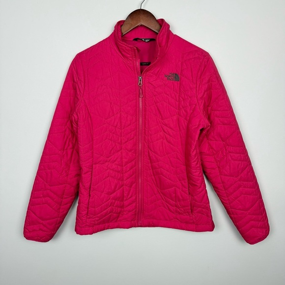 The North Face Pink Tamburello Quilted Puffer Jacket Size M - Picture 2 of 7